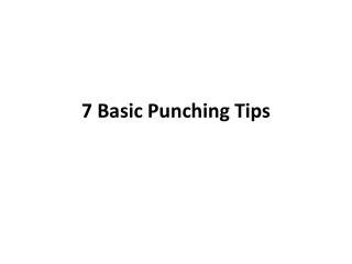 7 basic punching tips