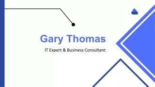 Gary Thomas - A Transformational Leader - Cincinnati, Ohio