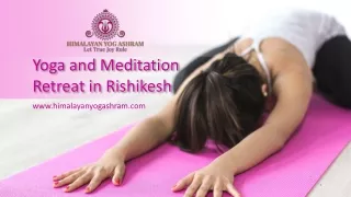 Yoga and Meditation Retreat in Rishikesh
