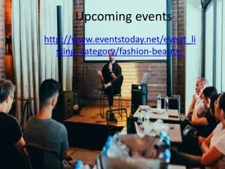 upcoming events
