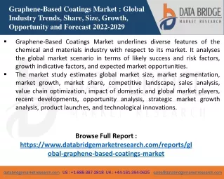 graphene based coatings market global industry