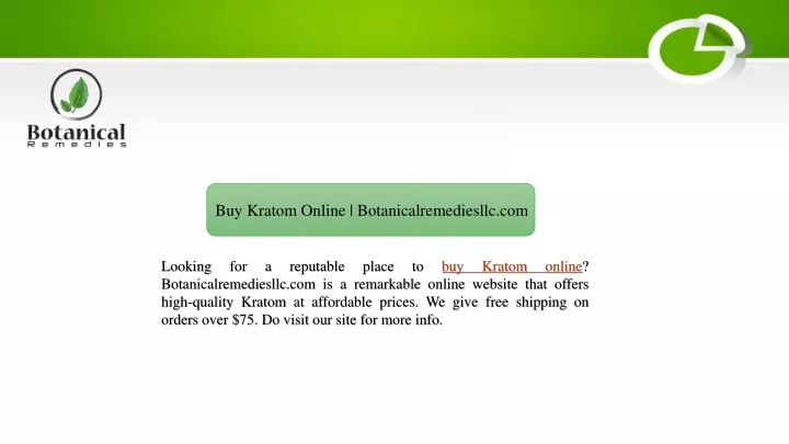 buy kratom online botanicalremediesllc com