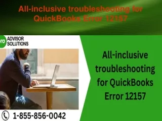 all inclusive troubleshooting for quickbooks error 12157