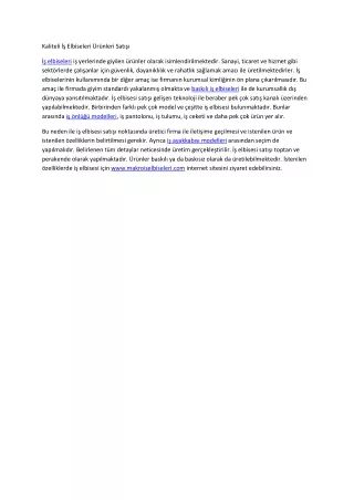 kaliteli elbiseleri r nleri sat