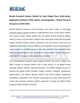 breath actuated inhalers market by type single