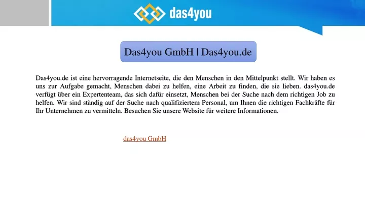 das4you gmbh das4you de