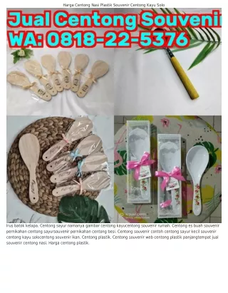 Ö818-22-5ᣮ76 (WA) Souvenir Centong Warung Souvenir Pernikahan