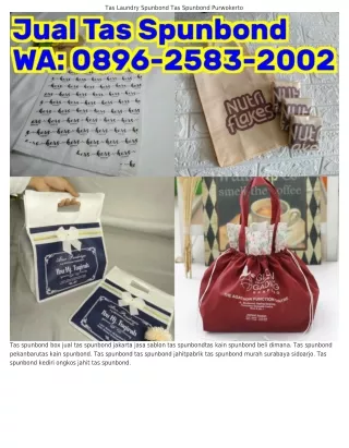 089Ꮾ–258З–2002 (WA) Tas Spunbond Denpasar Bali Harga Mesin Ultrasonic Jahit Tas