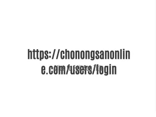 https chonongsanonlin e com users login