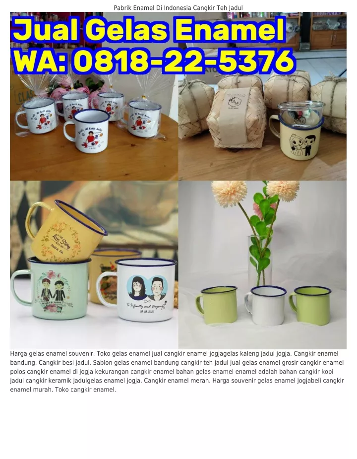 pabrik enamel di indonesia cangkir teh jadul