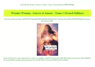 Read Wonder Woman - Guerre et Amour - Tome 1 (French Edition) FREE EBOOK