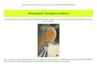 {epub download} Moonshadow (Portuguese Edition) PDF EBOOK DOWNLOAD