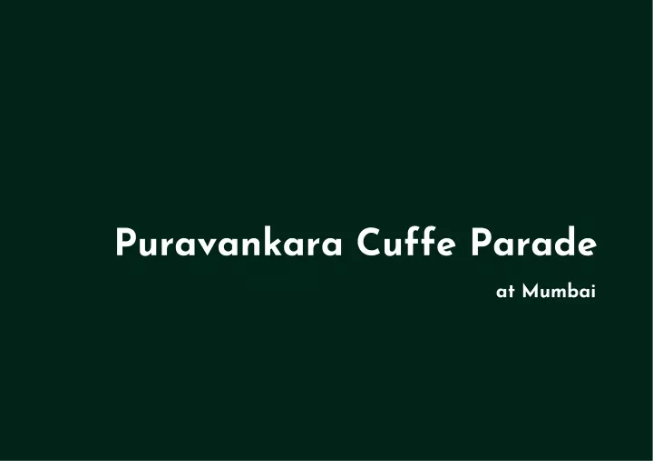 puravankara cuffe parade