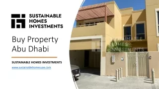 Buy Property Abu Dhabi| Buy Home in Abu Dhabi