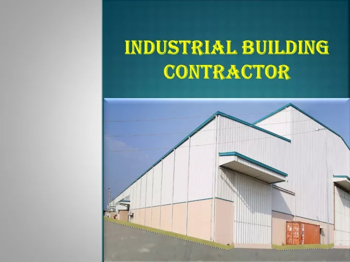 industrial building contractor