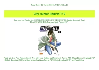 Read Online City Hunter Rebirth T10 [K.I.N.D.L.E]