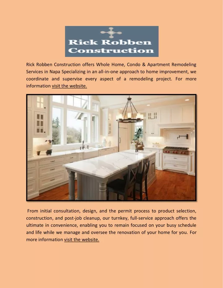 rick robben construction offers whole home condo