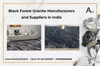 Black Forest Granite Manufacturers and Suppliers in India