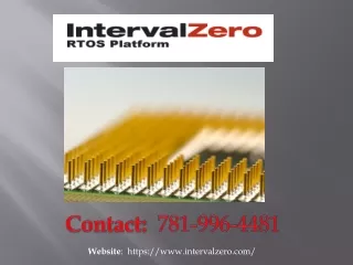 IntervalZero RTOS Services Provider in USA