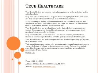 true healthcare
