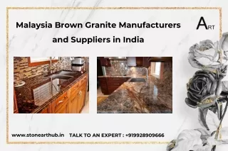 Malaysia Brown Granite Manufacturers and Suppliers in India