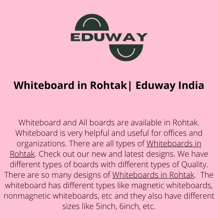 whiteboard in rohtak eduway india
