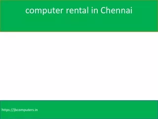 computer rental in chennai