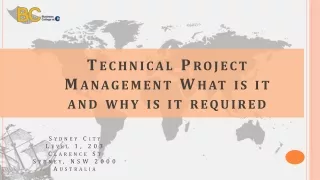 technical project management what is it and why is it required