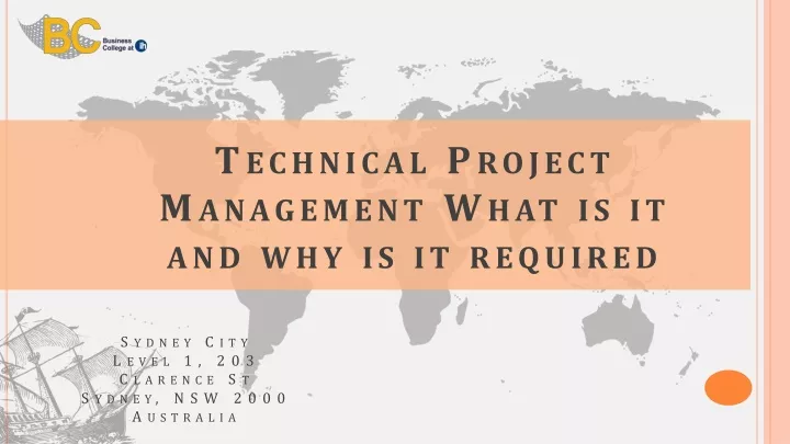 technical project management what is it and why is it required