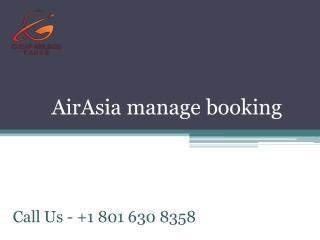 AirAsia manage booking