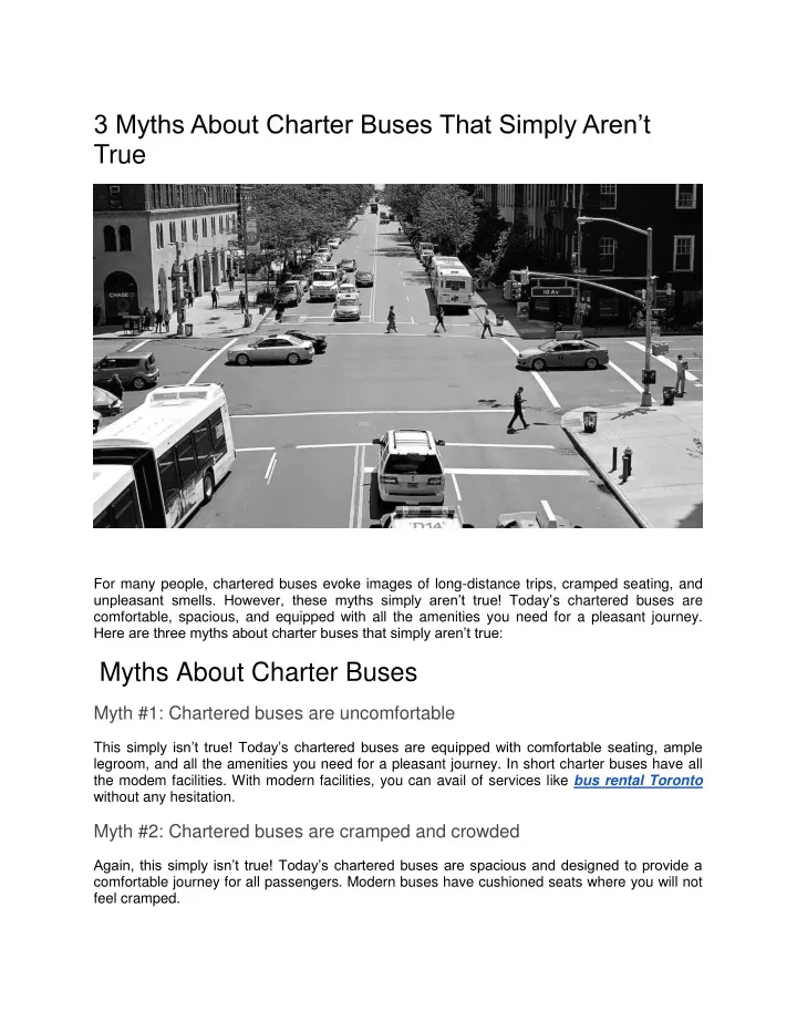 3 myths about charter buses that simply aren