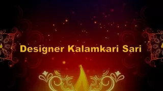 designer kalamkari sari
