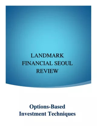 landmark financial seoul review