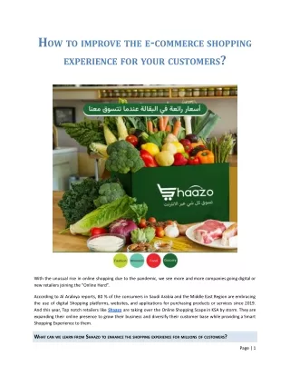 How to improve your ecommerce shopping experience.docx
