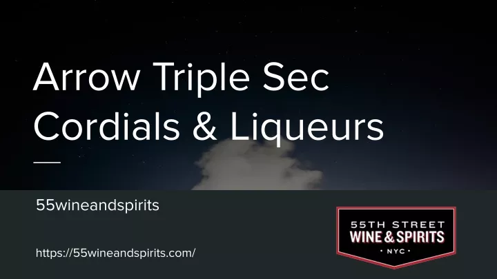 arrow triple sec cordials liqueurs