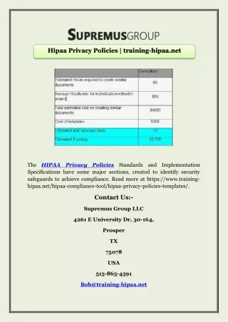 Hipaa Privacy Policies | training-hipaa.net