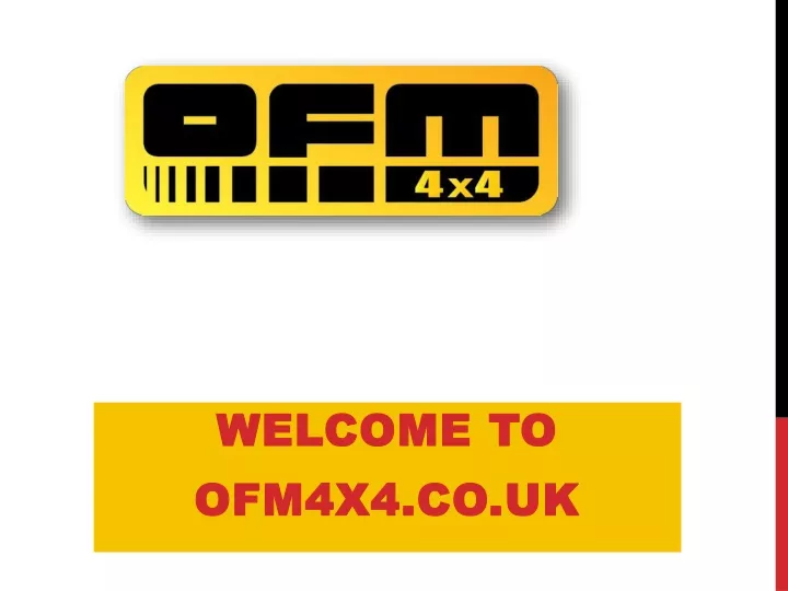 welcome to ofm4x4 co uk
