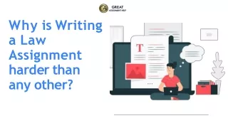 why is writing a law assignment