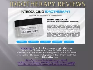 Idrotherapy Reviews