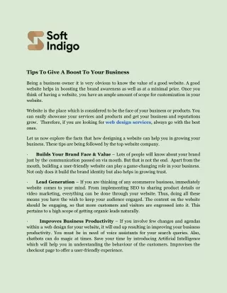 tips to give a boost to your business