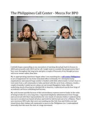 The Philippines Call Center