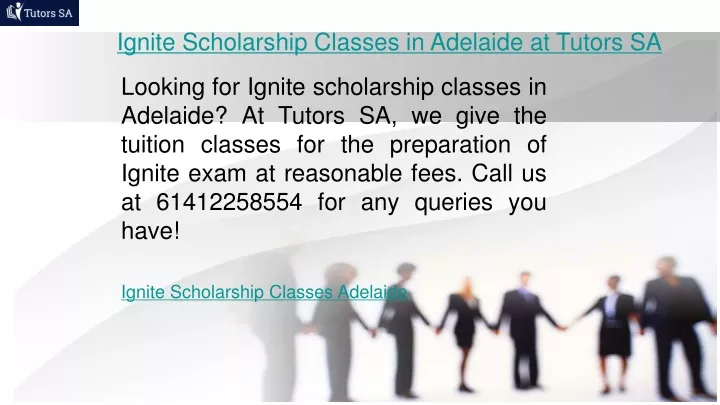 ignite scholarship classes in adelaide at tutors sa