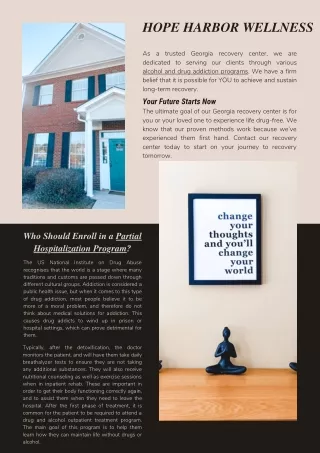 hope harbor wellness as a trusted georgia