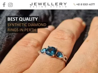 best quality synthetic diamond rings in perth