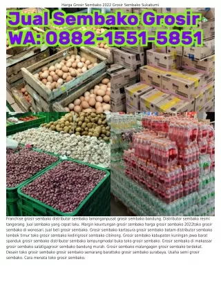 harga grosir sembako 2022 grosir sembako sukabumi