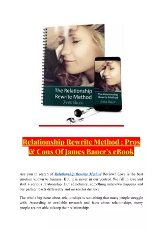 Relationship rewrite method