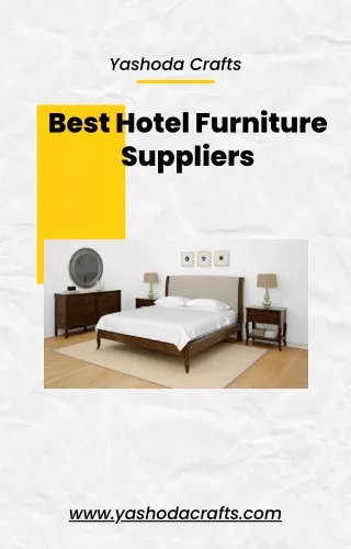 50 Best Hotel Furniture Suppliers