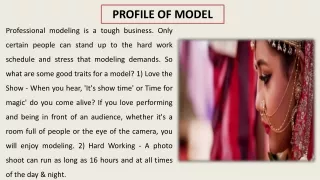 Best Modeling schools | Guideline for models | IIAM