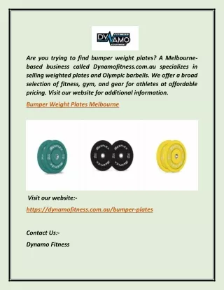 are you trying to find bumper weight plates