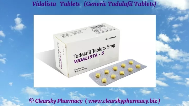 vidalista tablets generic tadalafil tablets